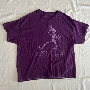 Grateful Dead Tee in Deep Purple